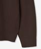 Blond9 Ribbed Collar Cardigan_Brown