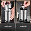 Stainless Steel Coffee Bean Canister With Leak Proof Seal For Storing Teas Nut Spices Camping Hiking Kitchen Essential