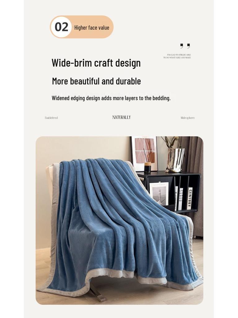 Cearceaf de pat și husă de pilotă din flanel coral, catifea - Dimensiune single