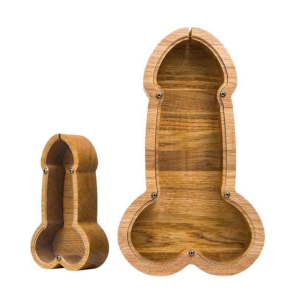 Funny Pig- Bank, Funny Wooden Pig- Bank, Wood Honeymoon Fund Box Wedding Gifts, Shadow Pig- Bank, Rustic Home Decor Supplies