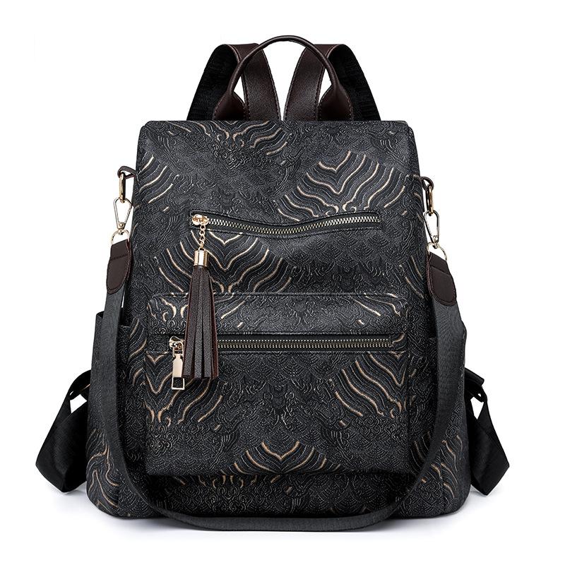 

Женский рюкзак, многофункциональная сумка через плечо, сумка через плечо чёрный