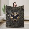 Tomorrowlands Blankets Coral Fleece Plush Winter Multi-function Warm Throw Blanket for Sofa Office Bedding Throws