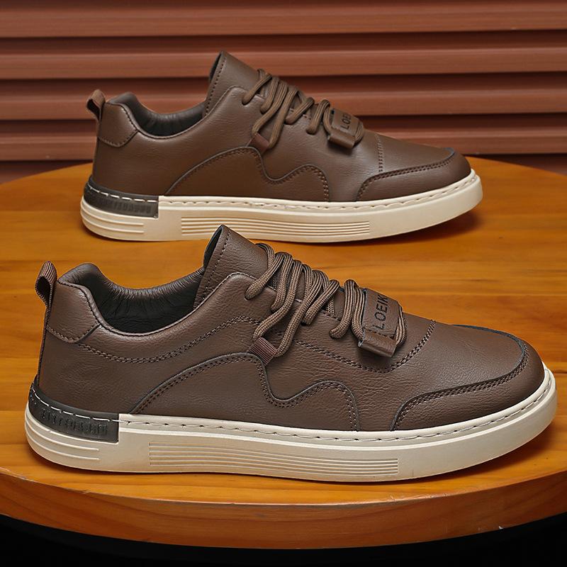 New Fashion Men's Board Shoes Versatile Men Sneaker Anti Slip Trend Casual Shoes Retro Wear-Resistant European Style Board Shoes