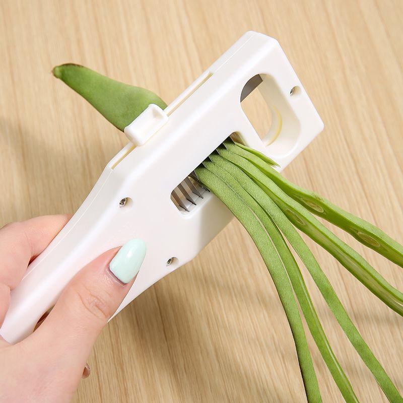 Bean Slicer Creative Household Manual Multi-function Green Beans Dutch Beans Slicer Kitchen Tools Vegetable Wire Drawing Device