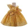 2024 Kinder Pailletten Blumenmädchenkleid - Aufgebauschtes Rockteil Hochzeit/Geburtstag Prinzessinnenkostüm