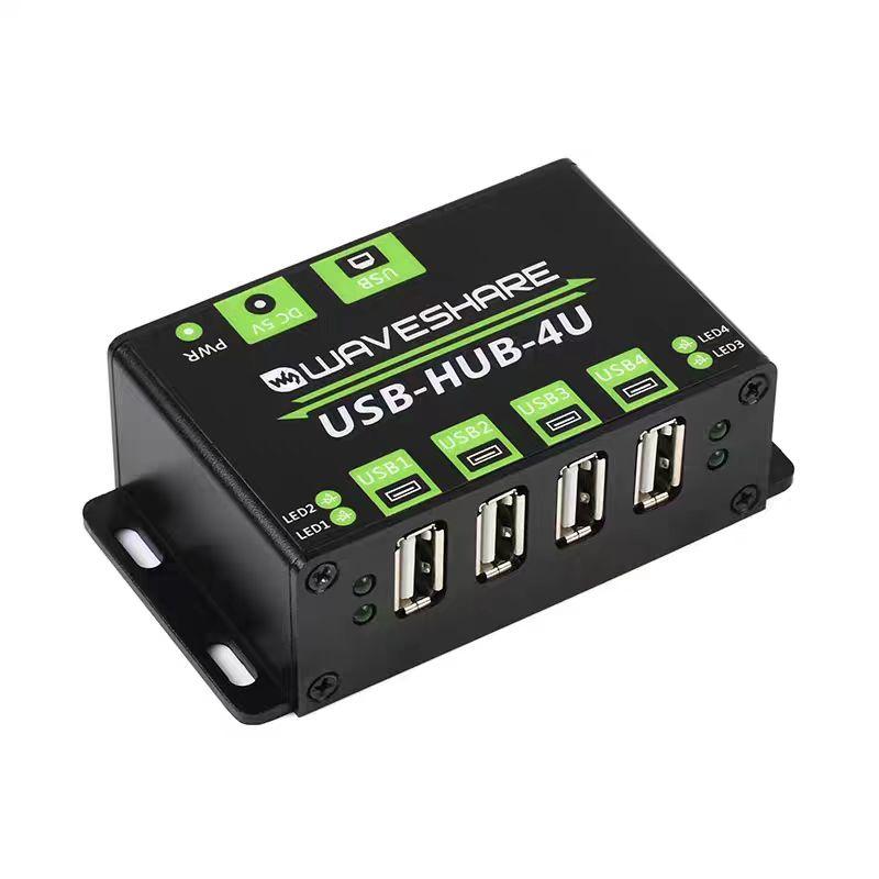 Industrial-grade Usb Hub with 4 USB2.0 Ports, U Port Expander, Multi-functional One-to-four Interfaces