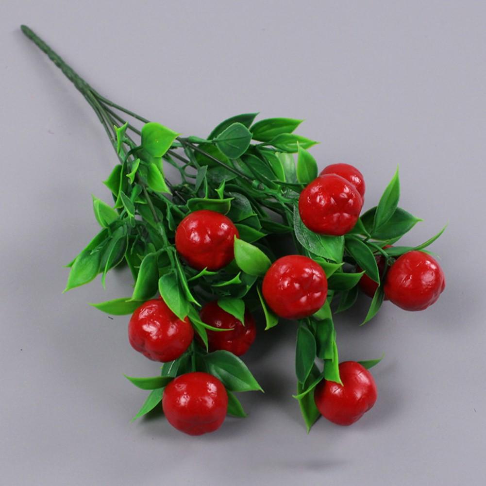 

Lifelike Foam Orange Pepper Pomegranate Decorative Fruit for Office 4