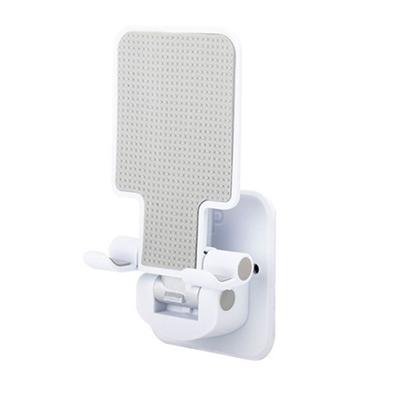 Wall Mounted Phone Stand Adhesive Support  Compact Designs Phone Holder Simple Installation for Smartphones & Tablets