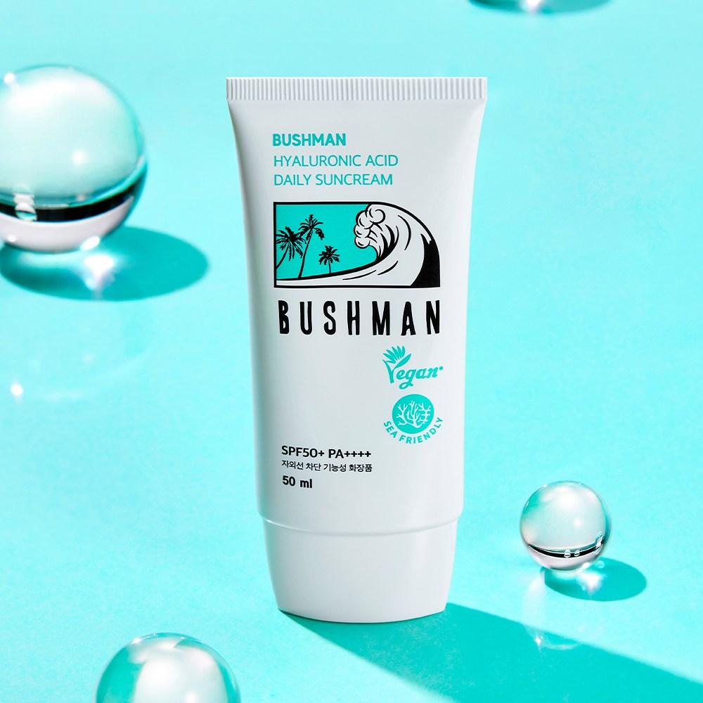 Bushman Hyaluronic Acid Daily Sun Cream SPF50+ PA++++, 50ml, 2 Units