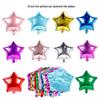 18-Inch Star & Heart Foil Balloon - Festival, Birthday, Wedding Decoration