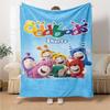 Coperta in Flanella con Stampa Oddbods Alta Qualità Calda Confortevole Coperta per Tutte le Stagioni Perfetta per Regali Decorazione per la Casa
