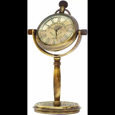 Beautiful Vintage Desk Clock Table Clock Antique Nautical