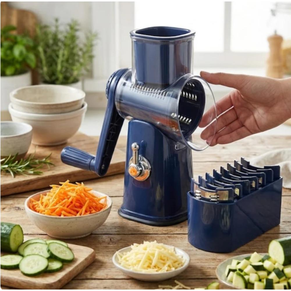 HOMZT 5 in 1 Gourmet Cheese Grater синий