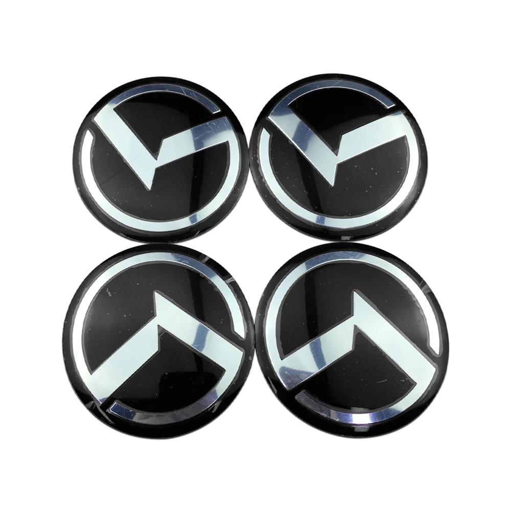 AABJA1 4pcs Car Wheel Center Hub Sticker Decal for KIA K3 K5 Sorento Ceed Picanto Forte Optima Stinger Sportage R Rio Soul Accessories