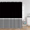 Solid Striped Shower Curtain Pink Yellow Blue Green Pattern Modern Simple Bath Curtains Polyester Cloth Home Bathroom Decoration