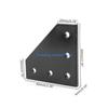 Y5GD 4pcs 5-hole Joint Boards 90 Degree Corner Bracket For 2020 Aluminum Profil