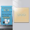 Zhengshang C4 Graffiti Smart WiFi+RF Switch, EU Standard, Voice-Controlled for Alexa & Google.