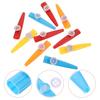 8pcs 11.5cm Plastic Kazoo Ancient Classic Vocal Wind Instruments Music Production Background Music Speaker Party Sounding Props