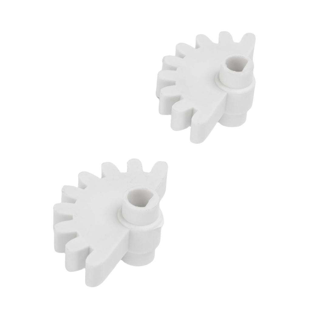 2 Pcs Mini Split AC Grille Gear Reinforced Part 9319292014 Air Conditioner Heater Grille Gear Reinforced Part White