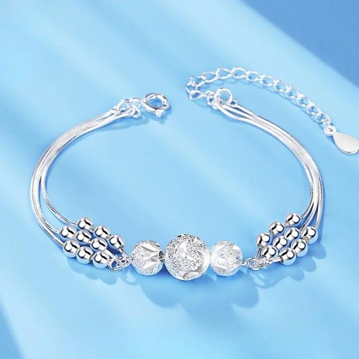 925 Silver 3MM Snake Chain Bracelet For Women Men Unisex Simple Charm Jewelry Gift Wedding Party Fashion