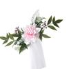Elegant Artificial Flower Chair Adornment for Wedding Venues and Party Decors for Weddings Soft Artificial Flowers