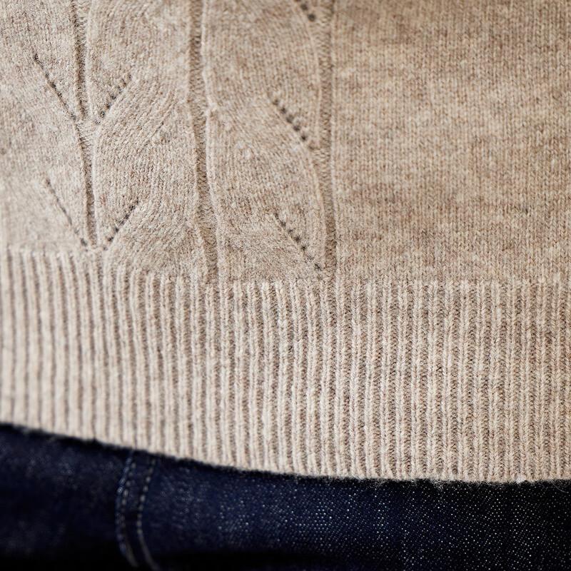 MOKANA Women's Elegant Long Sleeve Wool Sweater