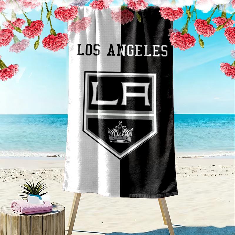 Los Angeles Kings Print Beach Towel Large Soft Quick Dry Towel For Beach Camping Swimming