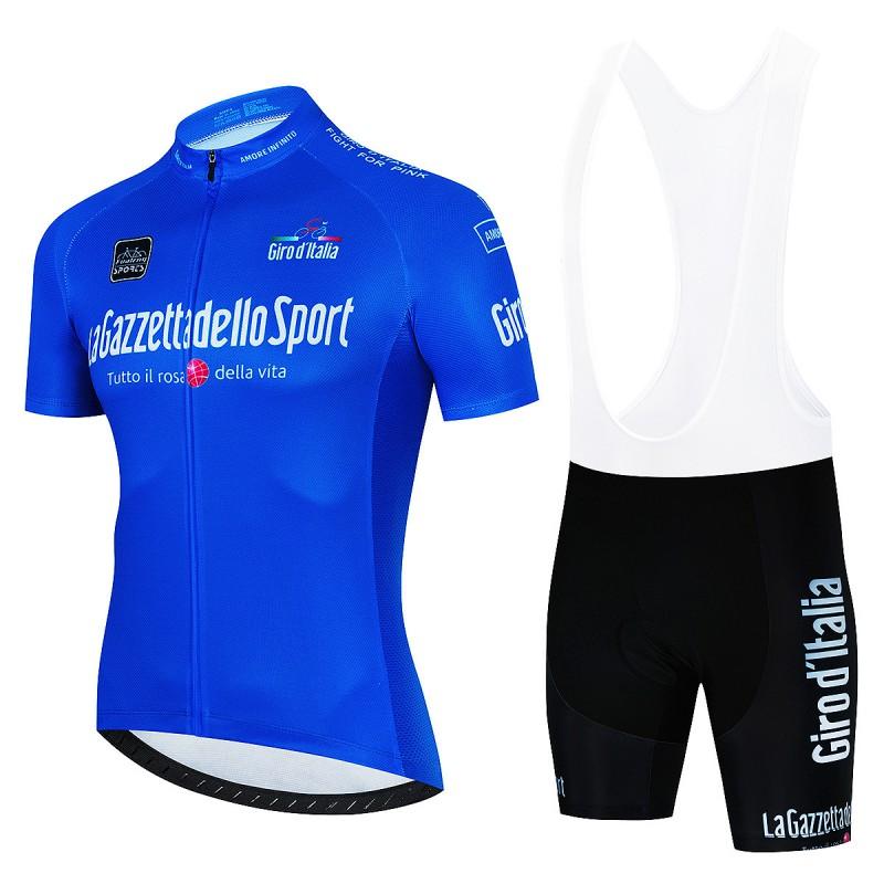 Mens Cycling Jersey Bib Shorts Set Breathable Quick-Dry Performance Wear Road Bike Riding