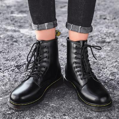 1460 Martin Boots Men's Couple Short Boots Men's and Women's Black Trend Trend Locomotive Tooling Shoes