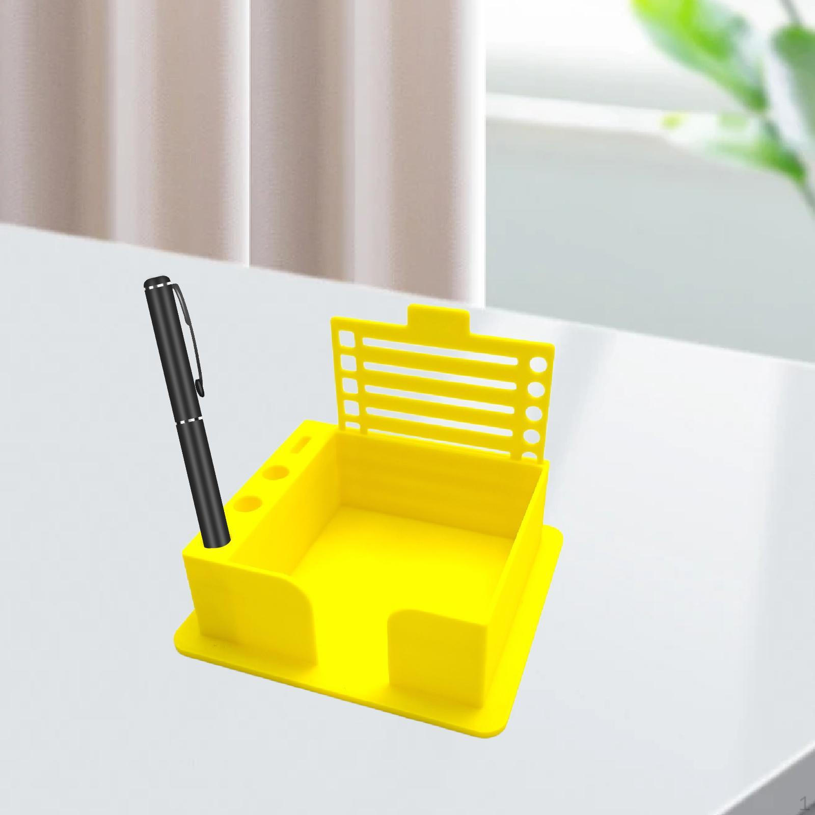 

Трафарет для держателя липких заметок Компактный органайзер для блокнота Стикеры для записок жёлтый