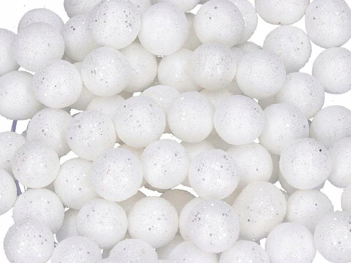 Kulki Kuleczki Bombki Brokatowe Na Choinkę Do Stroików Duża 100Szt 2Cm