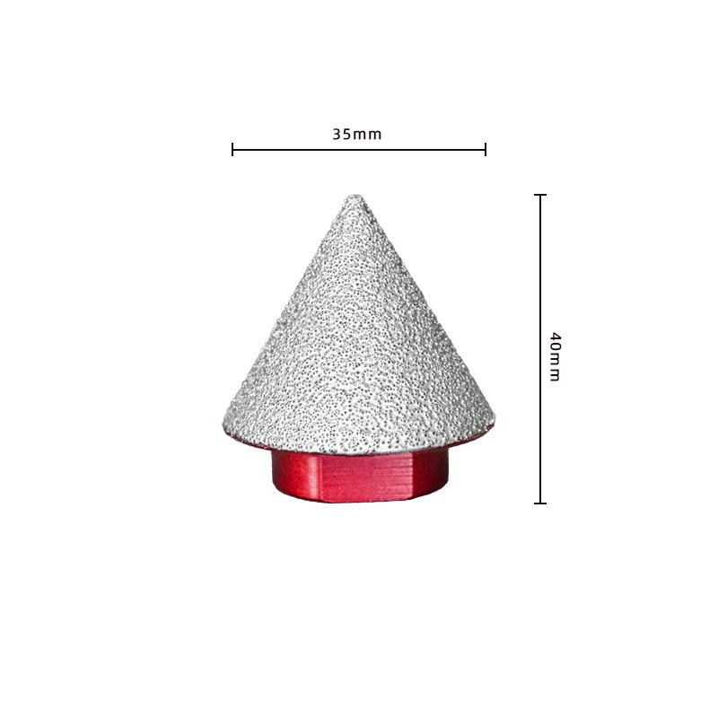 Brazed Diamond Tip Countersink Precise Beveling Tool for Smooth Finishing