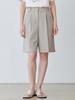 Le Studio Pintuck Wide Half Slacks (Bgy)