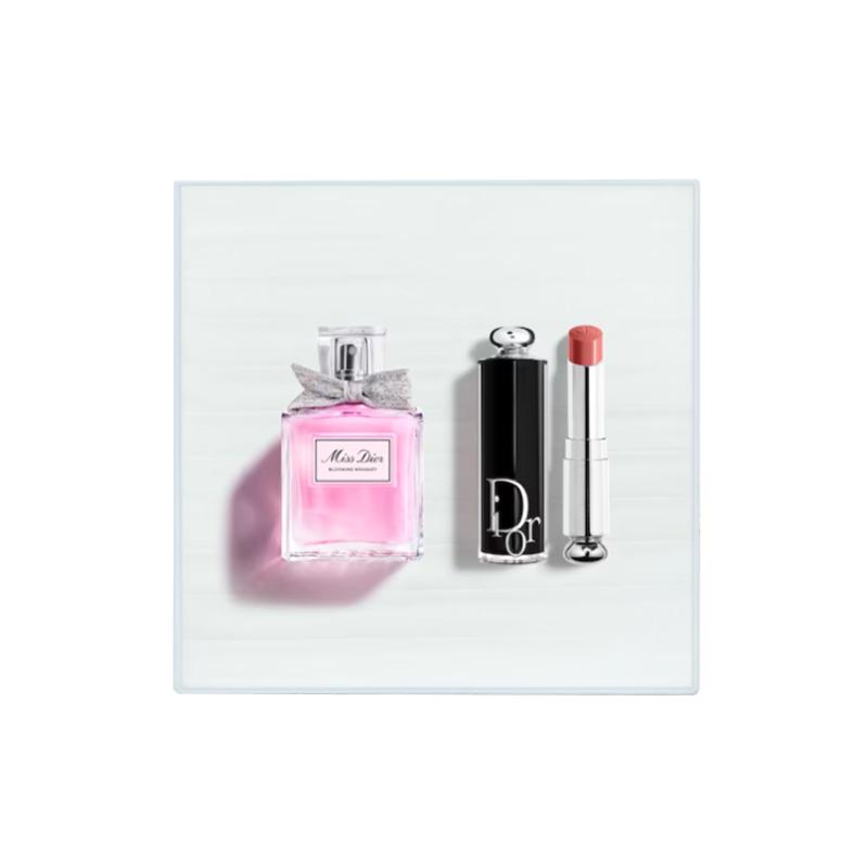 Подарочный набор Dior Miss Dior Blooming Bouquet Туалетная вода и Dior Addict Lip Glow 50ml Perfume+Lip Balm #100