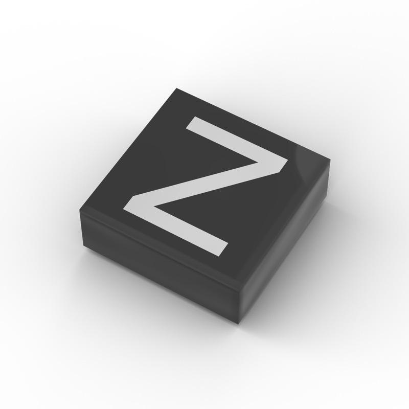 MOC 3070bpb009 Alphabet A-Z Building Blocks Set Lore 3070 Education Printed 26 Letters Bricks Toy For Children Kid Birthday Gift