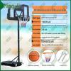 Mingji Portable Adjustable Outdoor Basketball Hoop