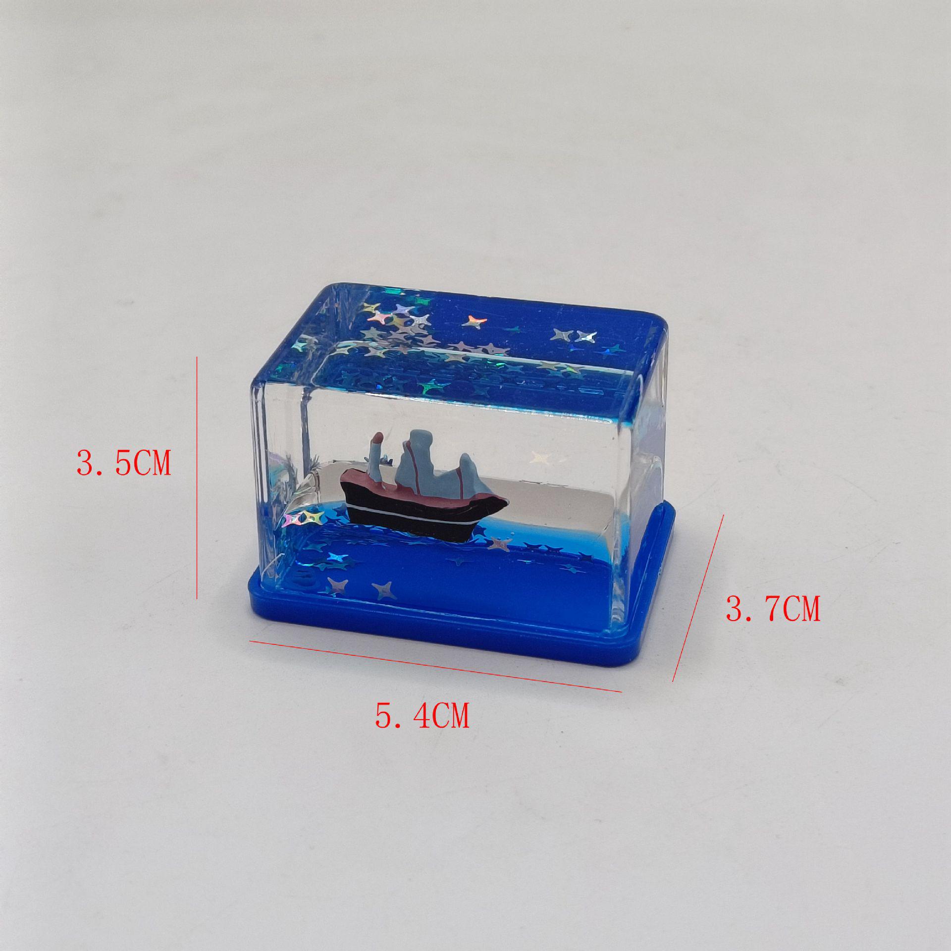 

Titanic Black Pearl Cruise Ship Desk Ornament: Unsinkable Drift Bottle Decor 15*5.5*5.3CM