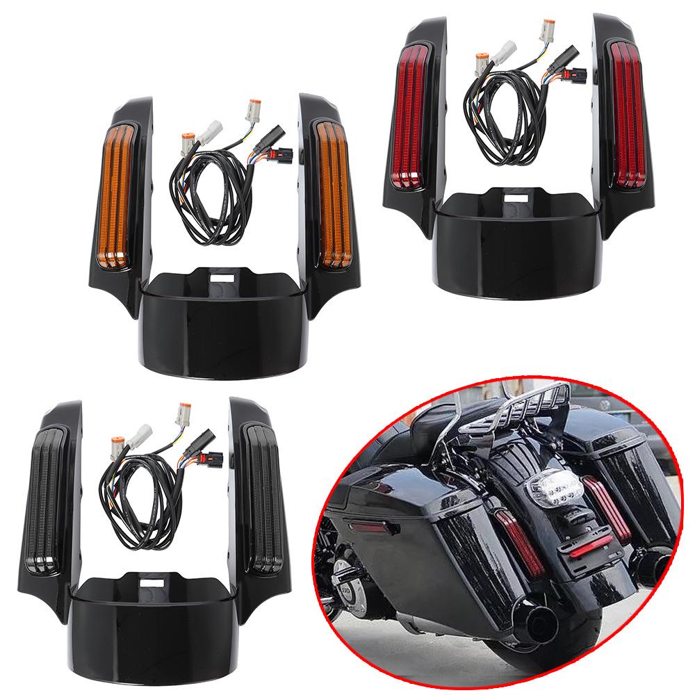 Harley LED Tail & Brake Light for Big Glide, Road King: Dual Highway Rear Fender Signals