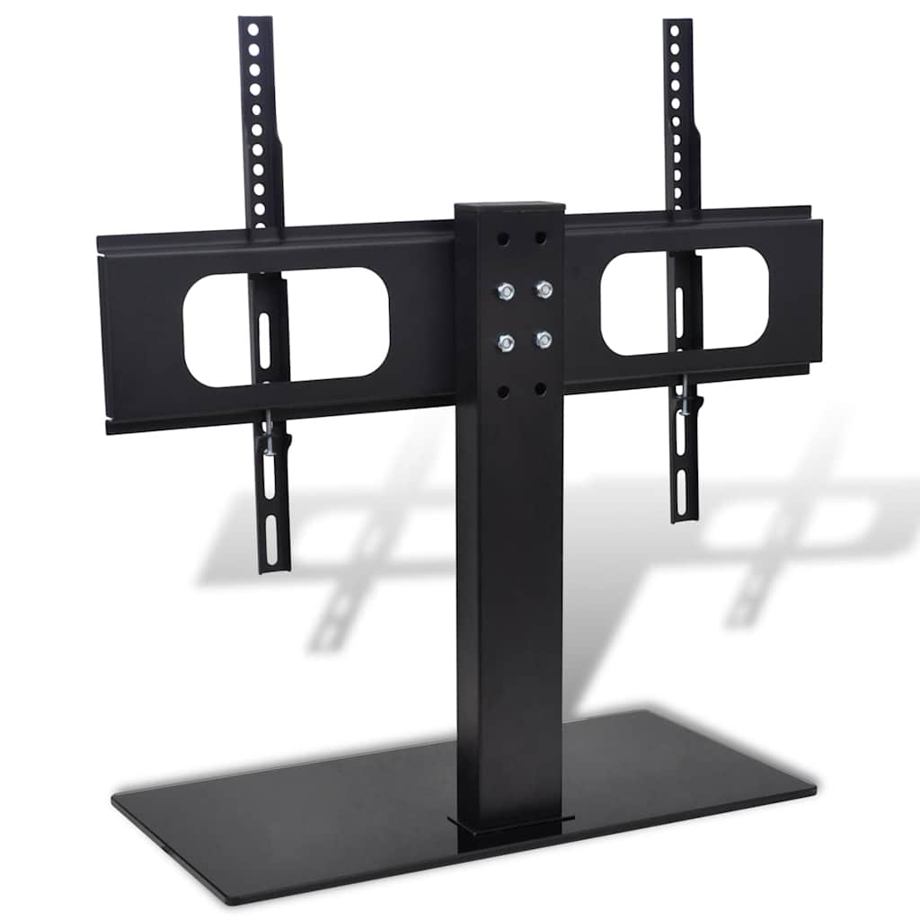 TV Stand with Base Iron Black 32 70