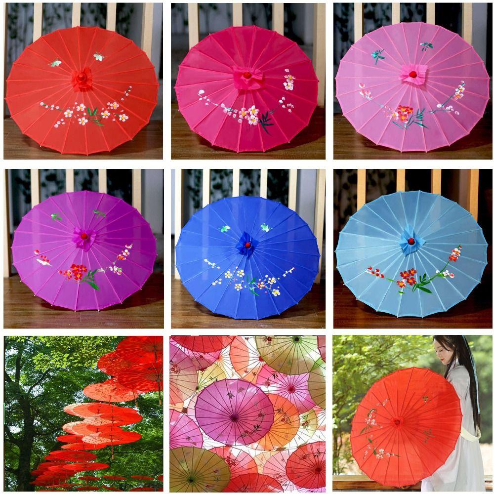 10 Colors Kids Decorative Umbrella Costumes Photography Umbrella Bridesmaids Party Scenery