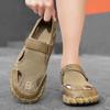 Fashion Men's Luxury Sandals Male Comfortable Walking Shoe All-match Mens Hollow Out Loafers Beach  Male Comfortable Sandals