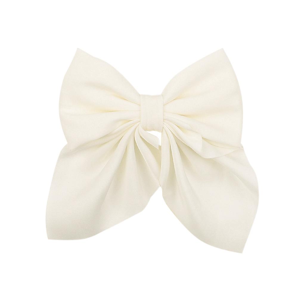 1Piece Big Hair Bow Ties Hair Clips Satin Two Layer Butterfly Bow For Girls Bowknot Hairpin Trendy Hairpin Hair Accessories
