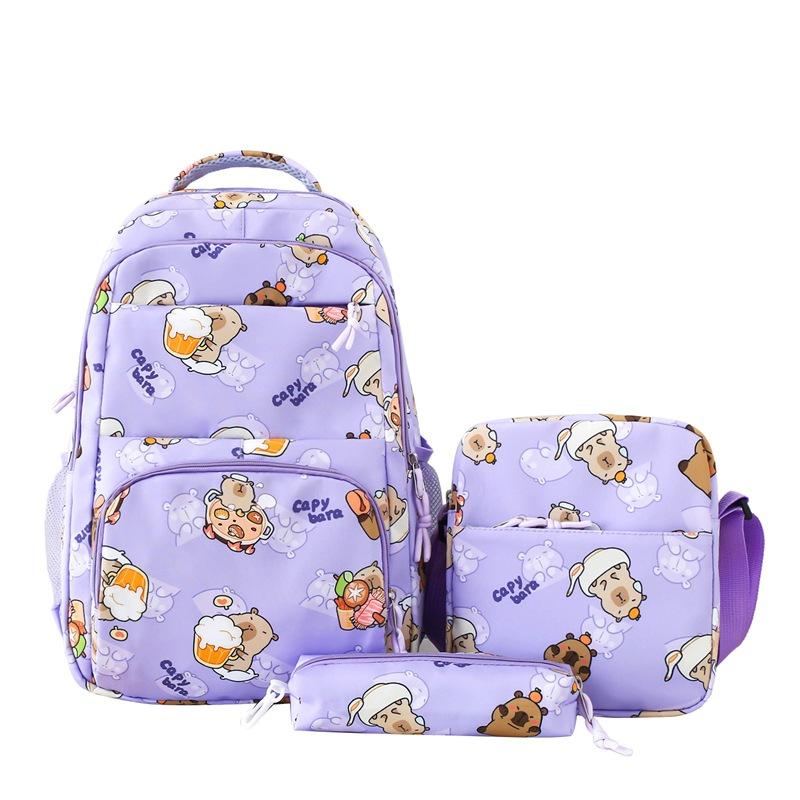 School bag new nylon primary school students cute backpack women's casual lightweight versatile school bag fashion