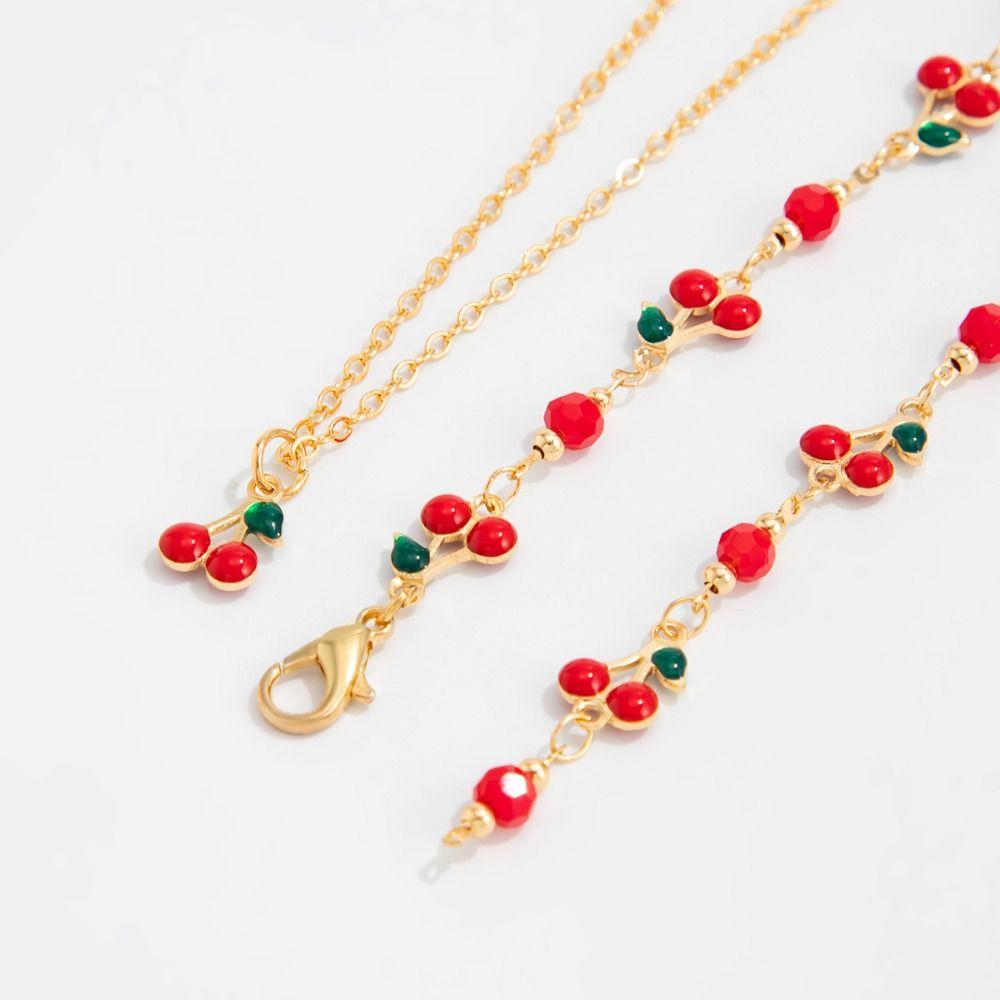Gold Crystal Necklace Copper Women Long Necklace Personality Sweater Chain  Women
