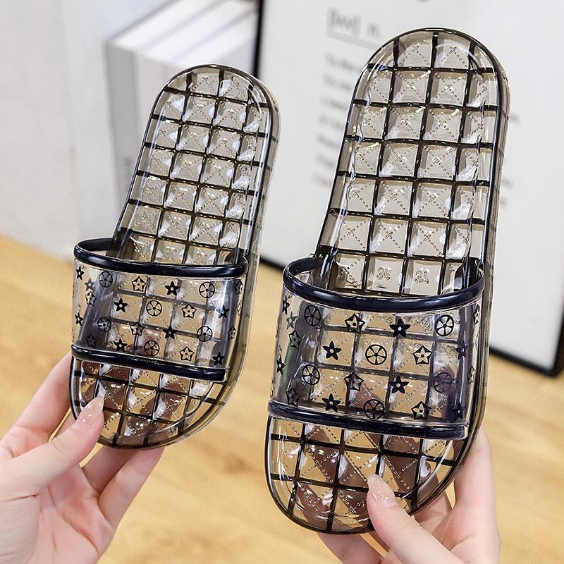 Transparente Kristall Eltern-Kind Sommersandalen - Leicht, Trendy, Hausschuhe für Paare und Männer