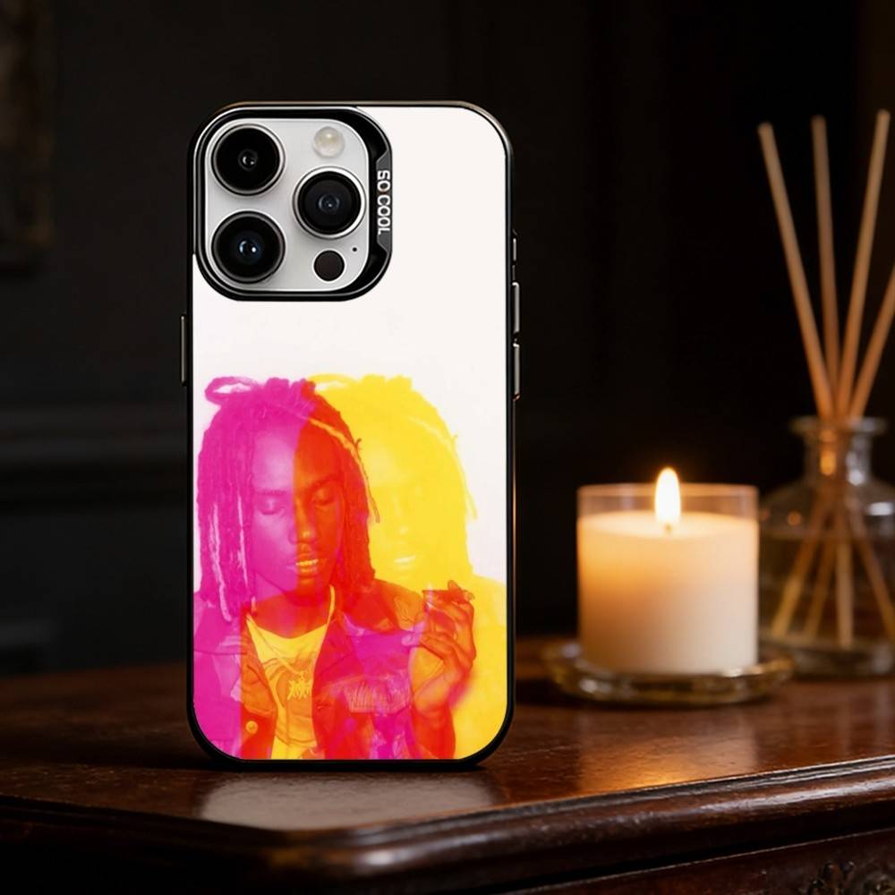 

O-OsamaSon Rapper Phone Case Color Silver Shell For IPhone 17 16 15 14 13 12 11 Pro Max Plus iPhone13PROMAX