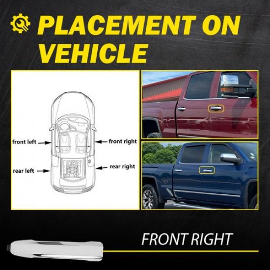 Exterior Front Right Door Handle For 2015- Chevy Tahoe Silverado Suburban US