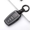 Fit For  Toyota RAV4 Aluminum Case Cover Car Key Holder Carbon fiber look