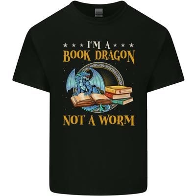 Book Dragon Funny Booklover Reader Worm Unisexs Light Cotton TShirt
