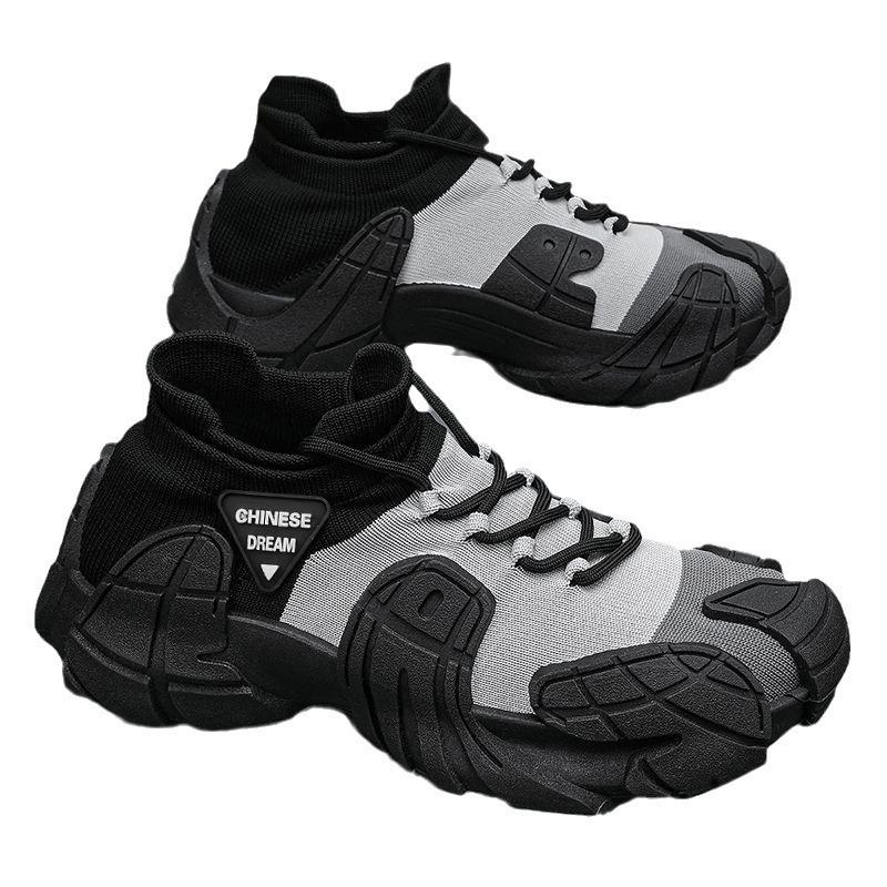 Women's shoes summer new fly-woven breathable casual outdoor daily trend running shoes fashion socks mouth women's shoes